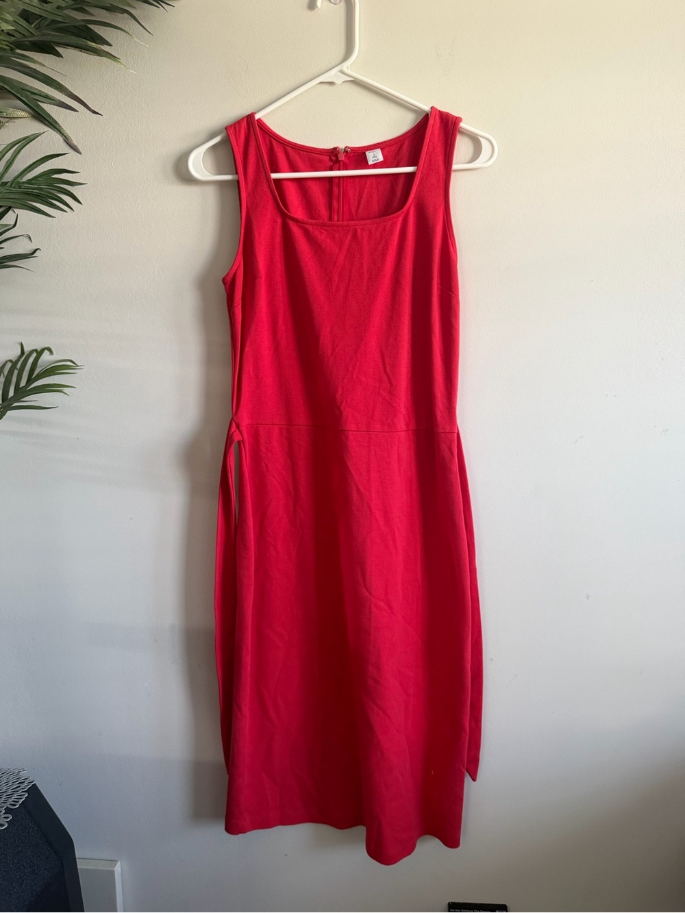 Old Navy Sleeveless Red Midi Dress size S tall